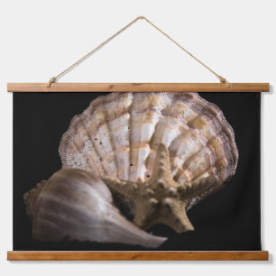 Scallop, Whelk, Sea Star Hanging Tapestry