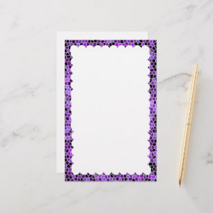 scalloped border stationery