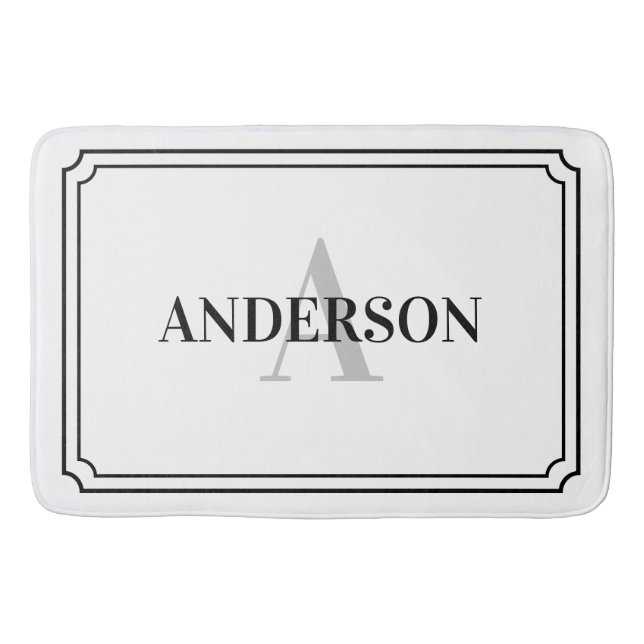 Scalloped Corner Bath Mat (Front)