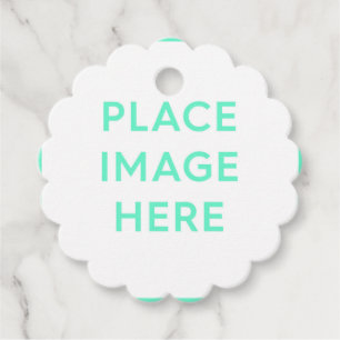 Scalloped Favour Tags