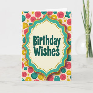 Scalloped Frame Birthday Card