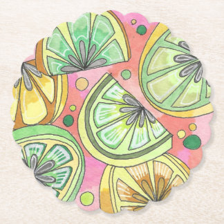 Scalloped Limey Coaster