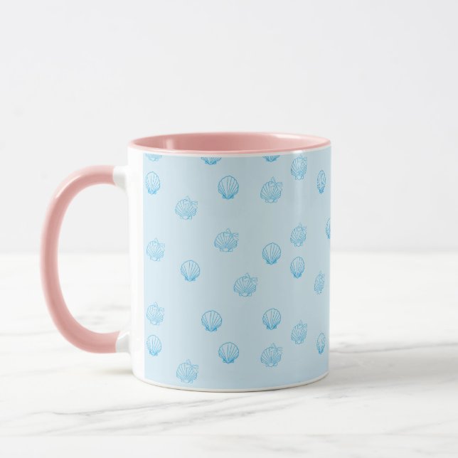  Scallops Outline Minimalism Mug (Left)