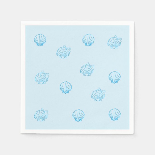 Scallops Outline Minimalism Napkin (Front)