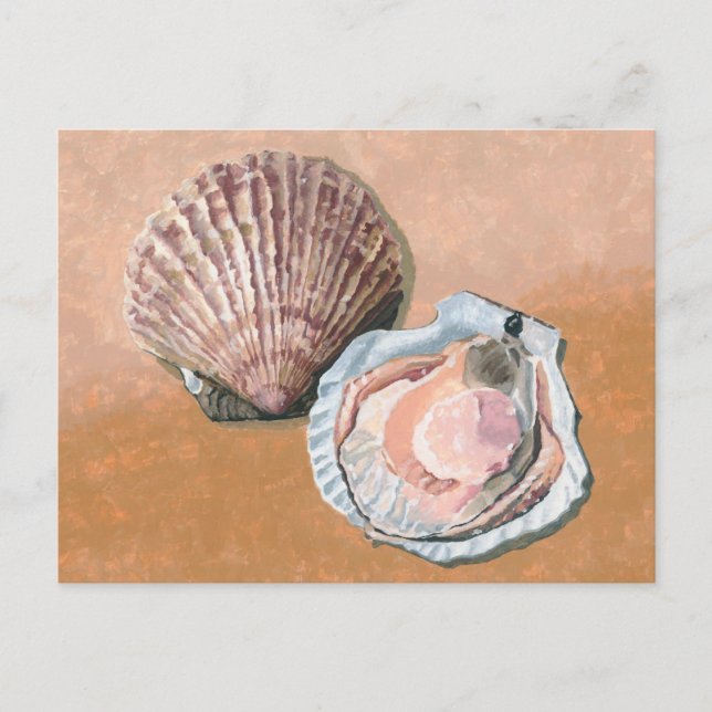 Scallops Still Life Postcard (Front)
