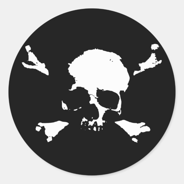 Scallywag Classic Round Sticker (Front)