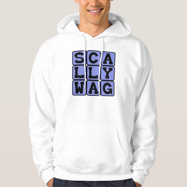Scallywag, Mischievous Rascal Hoodie (Front)