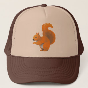 Scampering Squirrel Trucker Hat