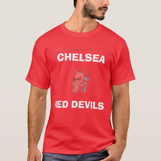 scan0001, CHELSEA, RED DEVILS T-Shirt (Front)