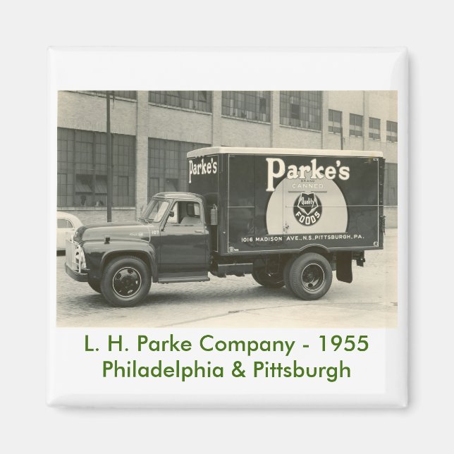 scan0004, L. H. Parke Company - 1955Philadelphi... Magnet (Front)