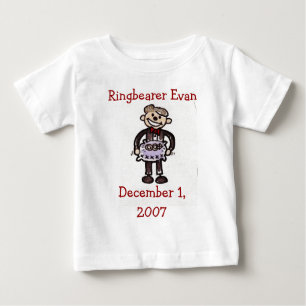 scan0014, Ringbearer EvanDecember 1, 2007 Baby T-Shirt