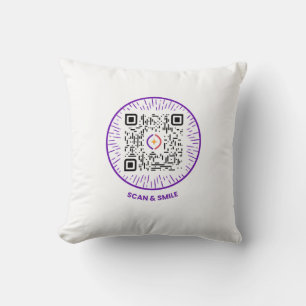 Scan and Smile – Daily Motivation Cushion