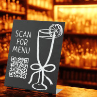 SCAN FOR DRINK MENU QR CODE Cocktails Bar