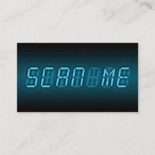 SCAN ME : digital readout Business Card