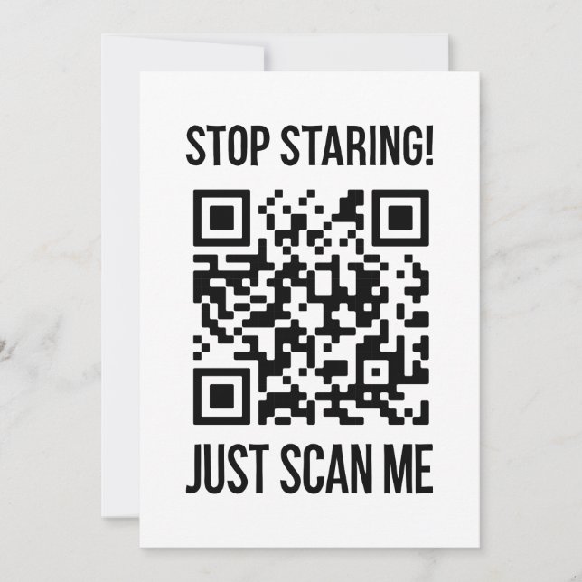 Scan Me: Do What Makes Your Soul Happy Invitation (Front)