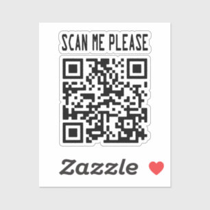 Scan Me Please QR Code – Smile, It's Free