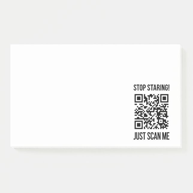 Scan Me QR Code: Choose Kindness Every Day Post-it Notes (Front)