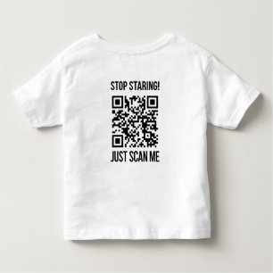 Scan Me QR Code: Create Your Future Toddler T-Shirt