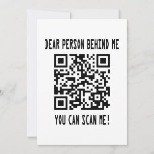 Scan Me QR Code for a Motivational Boost Invitation