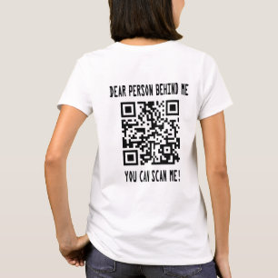 Scan Me QR Code for a Motivational Boost T-Shirt