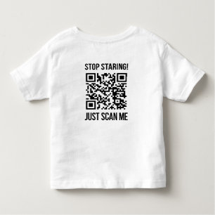 Scan Me QR Code for a Motivational Boost Toddler T-Shirt