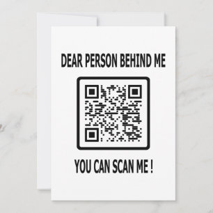Scan Me QR Code for Inspirational Quote Invitation