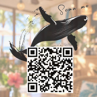 Scan me QR Code Whale Coworking Tech Office