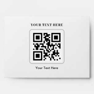 Scan Me to RSVP Wedding QR Code Response Envelope