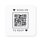 Scan Me to RSVP Wedding QR Code Response