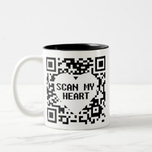 Scan my Heart Coffee Mug