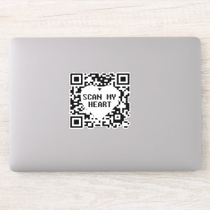 Scan my Heart Sticker