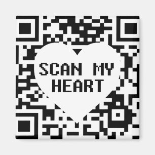 Scan my Heart    T-Shirt Magnet