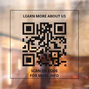 Scan qr code for more info