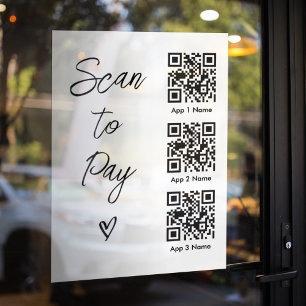 Scan QR Code to Pay For Business Digital Payment