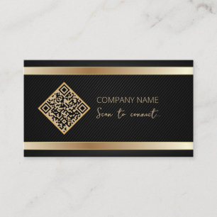Scan To Connect Social Media QR Code Business Card