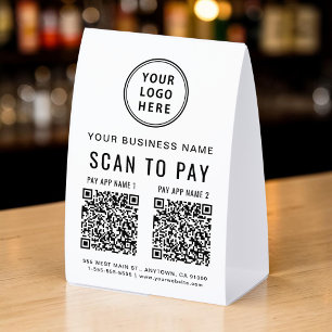 Scan To Pay 2 QR Codes