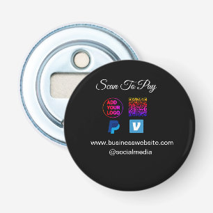 scan to pay add logo q r code paypal venmo details bottle opener