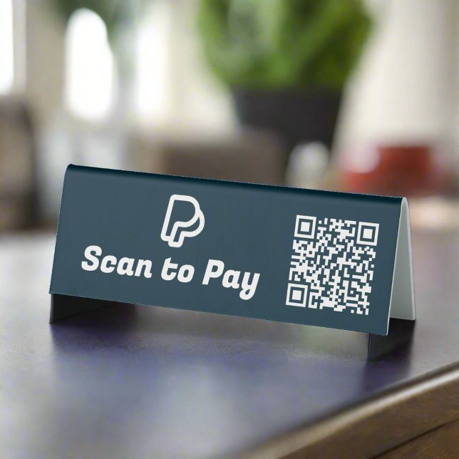 Scan To Pay PayPal Cashapp Contactless Navy Blue (Creator Uploaded)