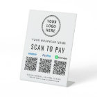 Scan to Pay Paypal Venmo CashApp QR Codes Logo