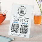 Scan to Pay Paypal Venmo QR Codes Logo