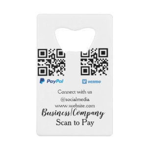 Scan to pay q r code paypal venmo add your website