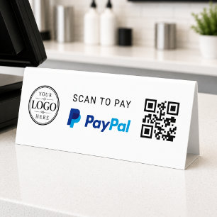 Scan To Pay QR Code Checkout Business Sign