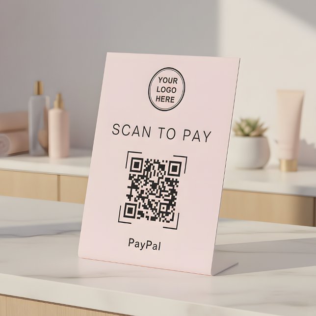Scan to Pay QR Code Sign For Spa Beauty Salon (Creator Uploaded)