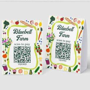 SCAN TO PAY QR Farmers Market Farm Stand CUSTOM