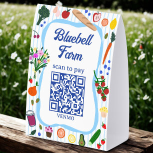 SCAN TO PAY QR Farmers Market Farm Stand CUSTOM