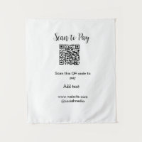 Scan to pay scan QR code add website email details