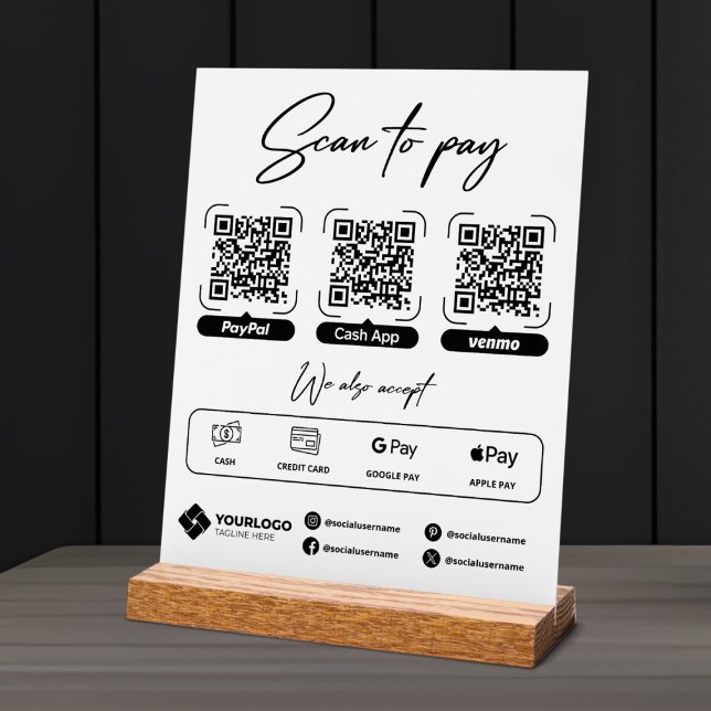 Scan to Pay Sign QR Code Payment (Creator Uploaded)