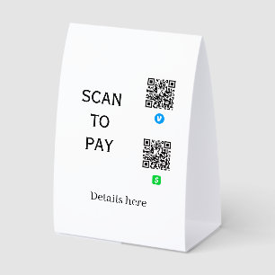 scan to pay venmo cashapp QR code details here nam
