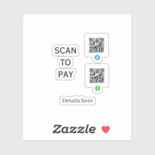 scan to pay venmo cashapp QR code details here nam