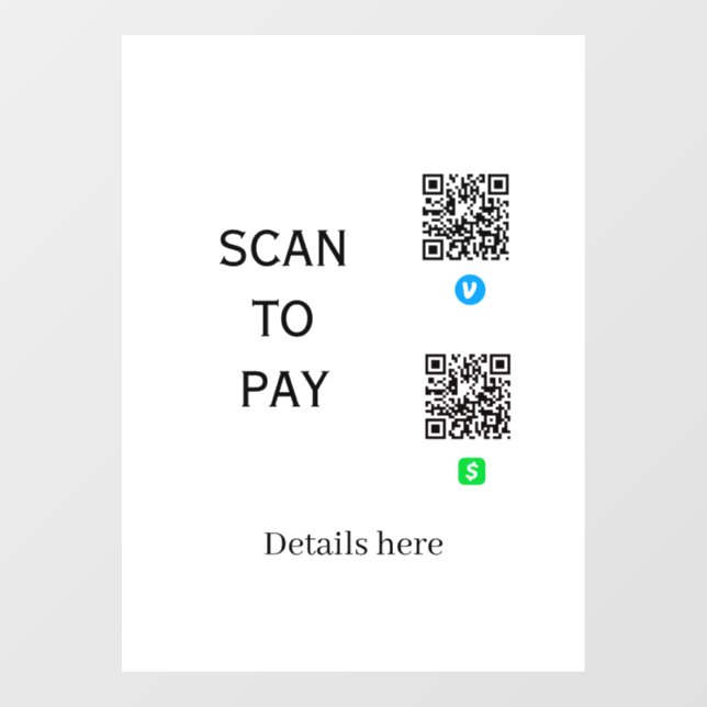 scan to pay venmo cashapp QR code details here nam (Sheet)